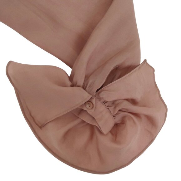 KERNEL COSMOS midi dress with ruffle trim sz S - Picture 5 of 7